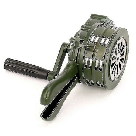 Håndsveiv Sirene Bærbar Manuell Betjent Metall Alarm 110db Håndholdt Brannalarm Luft - XINGX