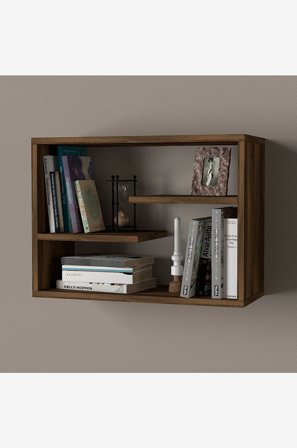 Hanah Home - Vägghylla Tino - Brun - Vägghyllor - Från Homeroom