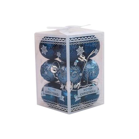 12 kpl Joulukuusi Joulupallo-ornamentti