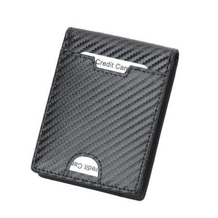Bankkreditkortshållare Kontanthållare Bifold Business-väska för män