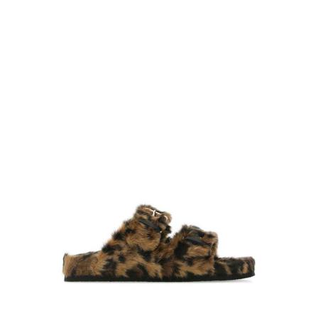RED Valentino Sliders brun, Dam Flip-flops, Dam, Storlek: 41 EU