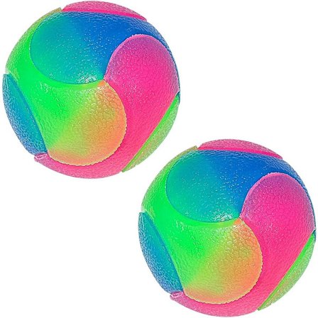 2 stk LED Hunde Bold Hundelegetøj Bold Interaktiv Hoppe Lysende