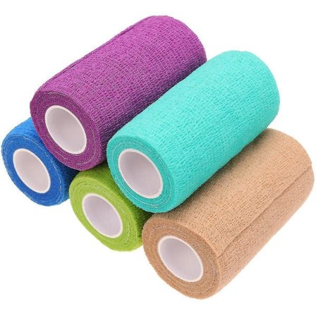 IC 5 stk Ikke-vevet selvklebende bandasje Elastisk skadebeskyttelse Helsebehandling bandasje Ikke-vevet