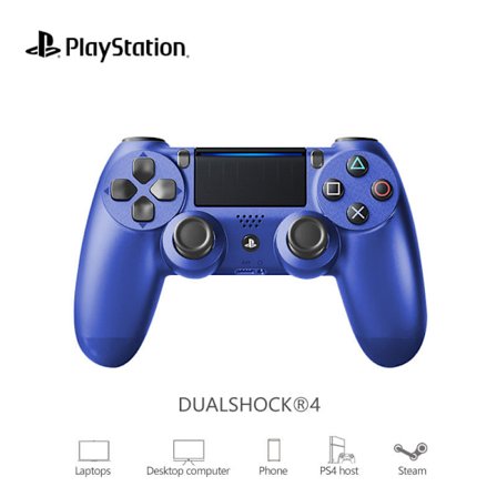 Spela PS4 DualShock 4 V2 Trådlös Handkontroll - Blå