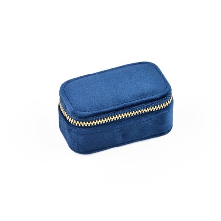 Mini Reseförvaringsask i Sammet för Smycken - Fickvänlig