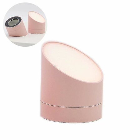 Mini All-in-one Elektronisk Vækkeur Flip Nattelys (1 Stykkepink)