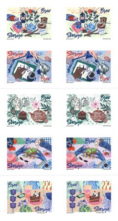 "Sverige - Kaffetid"Fikastund" - Postfrisk hæfte"