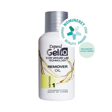 Depend Gel iQ Remover Oil, Method 1, Makeup, Gelénegle, Aftagning