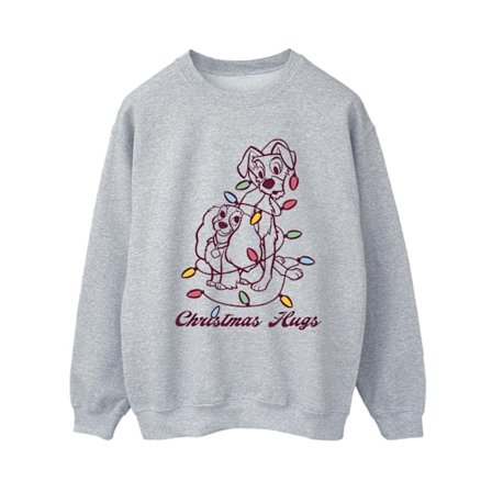 Disney Dam/Kvinnor Lady Och Lufsen Julkramar Sweatshirt