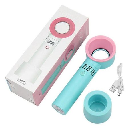 Mordely USB Laddning Ögonfransar Torktumlare Plant Lashes Bladeless Fan