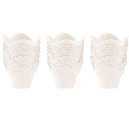 Leivinpaperista valmistetut cupcake- ja muffinivuoat, 250 kpl | Rasvaa hylkivä valkoinen KLB