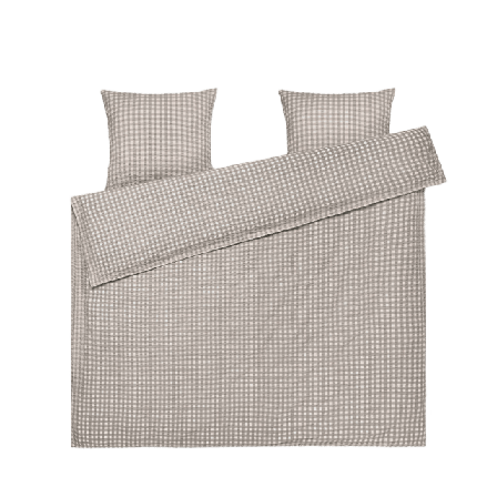 JUNA Bæk&Bølge Påslakanset Sängkläder Grå 220X220