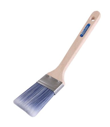 Mäster Max Blue 1695050 Vinkelpensel trä, syntetborst 50 mm, Målarredskap & tillbehör