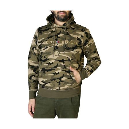 Tommy Hilfiger Hoodie , Groen , Heren , Maat: S