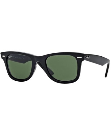 Ray-Ban Wayfarer Black 50 Grønn