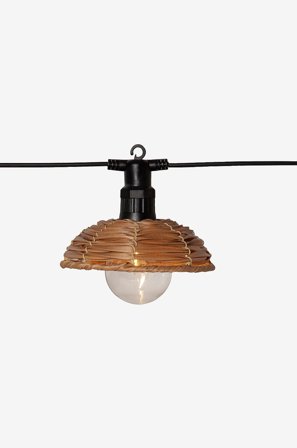 Star Trading - Ljusslinga Cesta Light - Svart - Ljusslingor - Från Homeroom