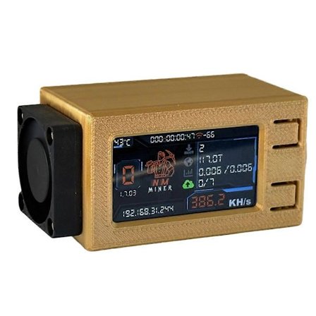 Nerdminer V2 Pro Max NMMiner med kølig blæser 390KH/S Solo Lotteri Miner BTC Miner Nerd Miner Bitcoin Crypto Miner_Kvalitetsgaver