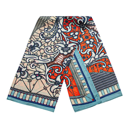 Scarf med paisleymönster - Röd, Nr. 11