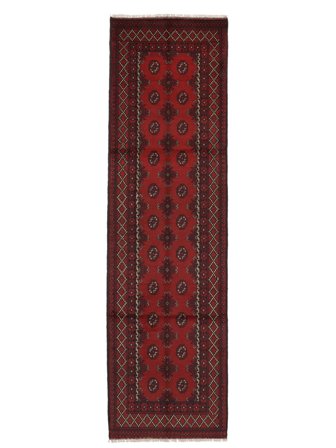 Medaille Klein Afghan Fine Vloerkleed 81X290 Wol