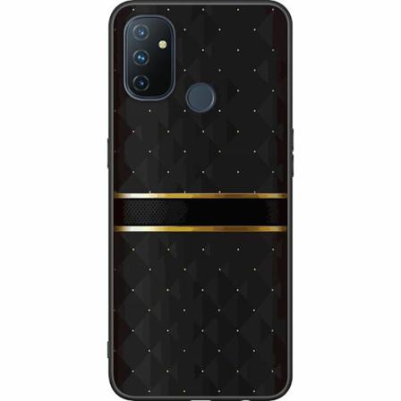Oneplus Nord N100 Svart Skal Golden Stripes