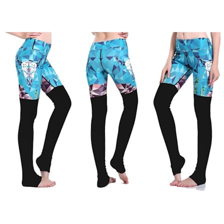 Blue Diamond Yoga Leggings