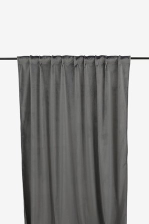 Venture Home - Gardin Mary 2-pack - Grå - Hanklängder - 135X250 - Från Homeroom