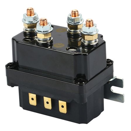 Universal 12V Vinsj Vippebryter Tommel 250A 5000lb-7000lb Solenoid Relé Kontaktor Vinsjer Kombinasjonssett For ATV UTV