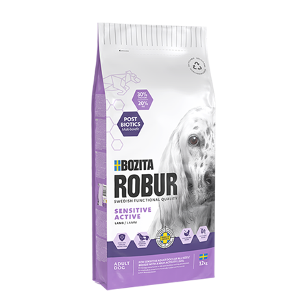 Bozita Robur - Sensitive Grain Free Active 3kg - Hund - Hundefôr & hundemat - Tørrfôr for hund - ZOO.no