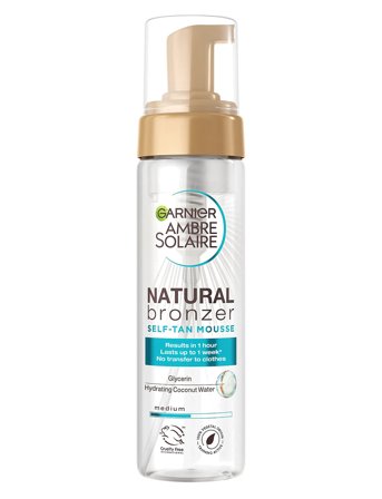 Garnier Ambre Solaire Natural Bronzer Self Tan Mousse 200Ml - Nude - 200 ml