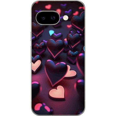 Yhteensopiva Puhelinkuori Google Google Pixel 9a KeskiyönSydämet