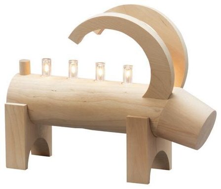 Konstsmide 3981-100TR Adventsljusstake 5 ljus, natur, Belysning