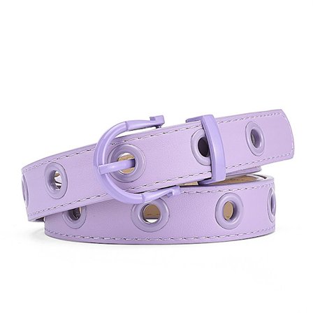 Perforeret bælte Dame Mænd Bælte LILLA