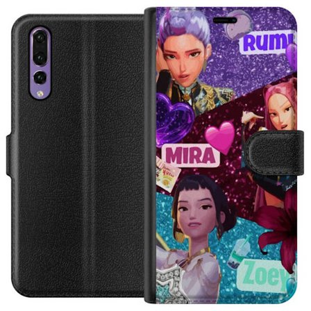 Kompatibelt Plånboksfodral till Huawei Huawei P20 Pro Borussia Dortmund BVB 09 emblem i gul och svart grafisk design för fotbollsfans och sportinspi