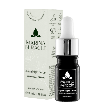 Marina Miracle Argan Night Serum -small & specialbehandling Unisex 5 ml