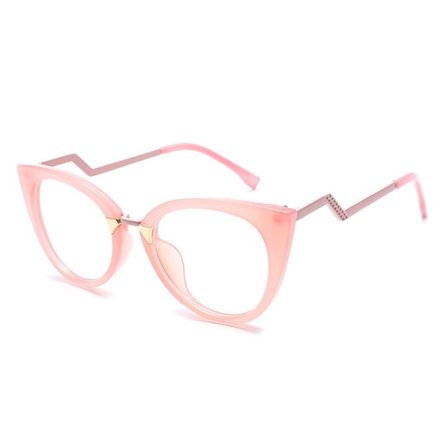 Anti-Blue Light Glasses Pyöreät silmälasit PINK