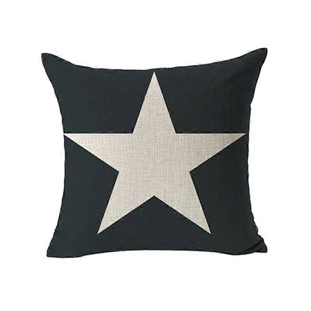 Söpö Eläin Peura Valkoinen Tähti Pellava Sohvanpäällinen Koti Sohva Makuuhuone Tyynyliina