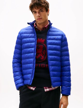 Tommy Hilfiger Packable Recycled Jacket - Blue - S