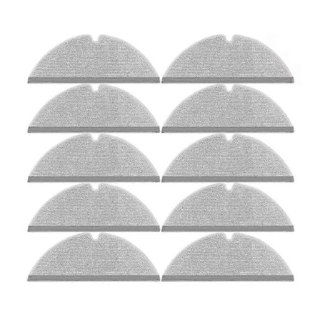 10 stk Moppekluter for Dreame D20 Plus / Dreame D20 Erstatningsdeler Rengjør Hygieniske Gulv Verktøy Hjemrengjøringsverktøy