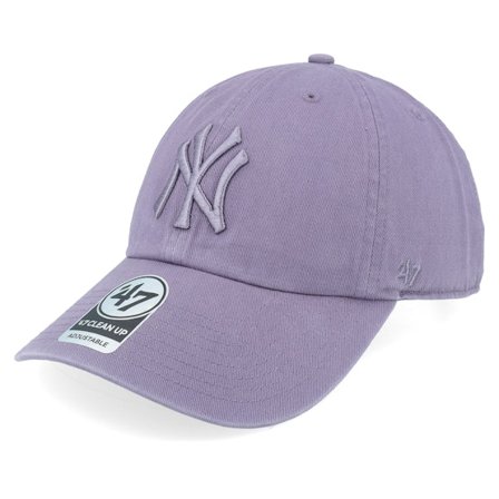 47 Brand - MLB Violett unconstructed Cap - New York Yankees Clean Up Iris Dat Cap / Unstructured @ Hatstore