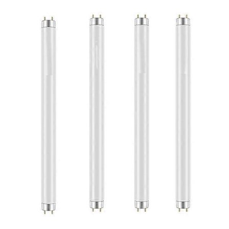 4 Pak Bug Zapper Udskiftningspærer 10W til 20W Indendørs Bug Zapper, BL T8 F10W 13Tommer Lysstofrør (FMY)