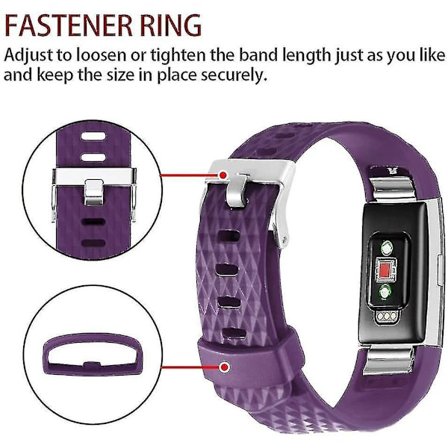 Ersättningsarmband Kompatibla med Fitbit Charge 2, Classic & Special Edition Justerbara Sportarmband Hög Kvalitet
