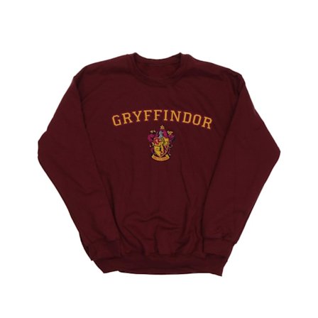 Harry Potter Dam/Kvinnor Gryffindor Crest Sweatshirt M Burgun