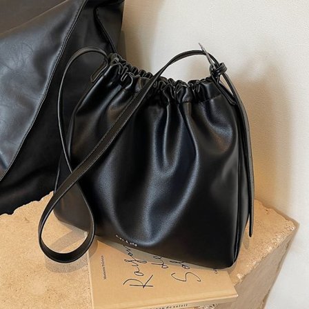 Populære Vesker Stor Kapasitet Crossbody Veske SVART