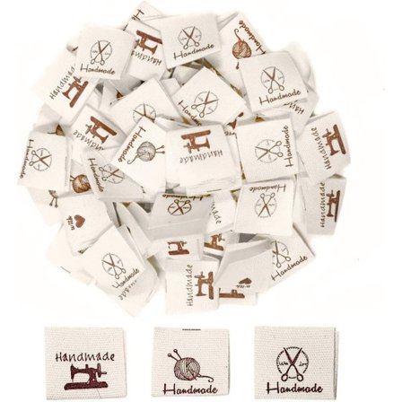 120 stk vevde etiketter tekstiletiketter klesmerker sy Han