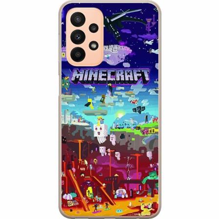 Samsung Galaxy A23 5g Genomskinligt Skal Minecraft