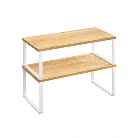 Stabelbar hylle for kjøkkenbenken