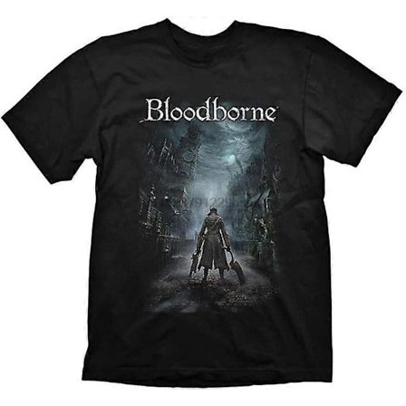 Kurz Bloodborne Night Street T-skjorte Unisex Størrelser S-3XL Herre T-skjorte T495