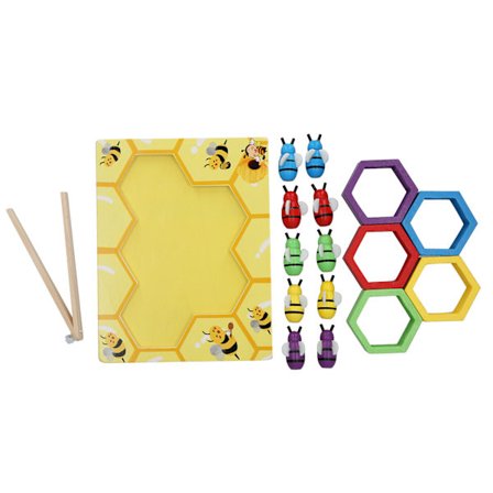 Puinen Vauvan Mehiläispeli Lelu Kognitiivinen Mehiläispesä Vastaavuus Klipsi Vauvan Koulutuslahja