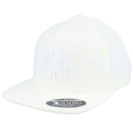 Black Clover - Vit snapback Keps - Booker 1 Wie Wi White Clover Outline Snapback @ Hatstore