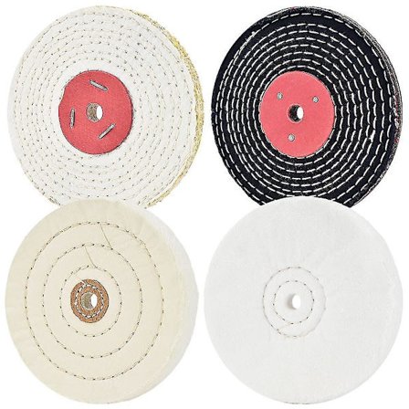 6 Tommer Poleringshjul Blødt Fint Medium Groft